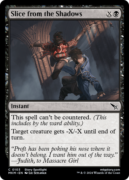 Slice from the Shadows [Murders at Karlov Manor] Foil