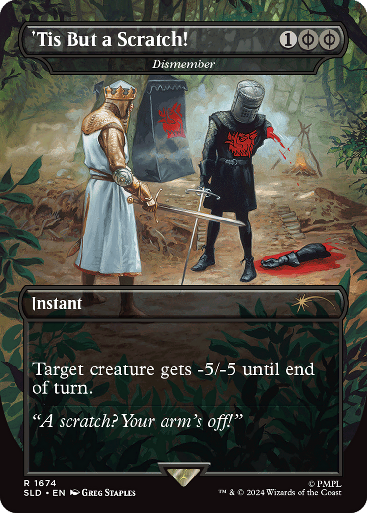 'Tis But a Scratch! - Dismember [Secret Lair Drop Series] Foil