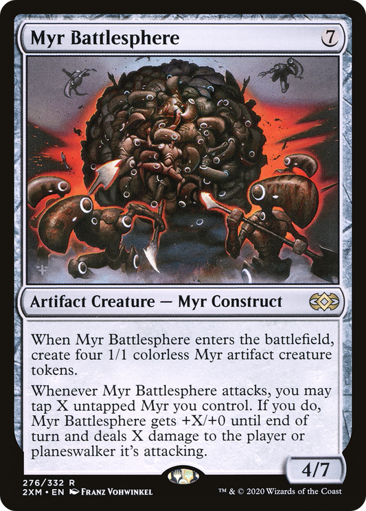 Myr Battlesphere [Double Masters] Foil