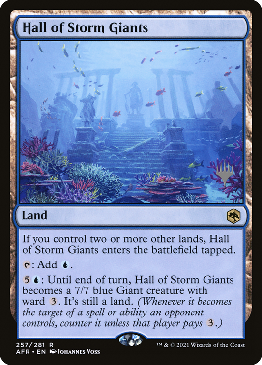 Hall of Storm Giants (Promo Pack) [Dungeons & Dragons: Adventures in the Forgotten Realms Promos] Foil