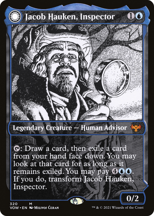 Jacob Hauken, Inspector // Hauken's Insight (Showcase Eternal Night) [Innistrad: Crimson Vow] Foil