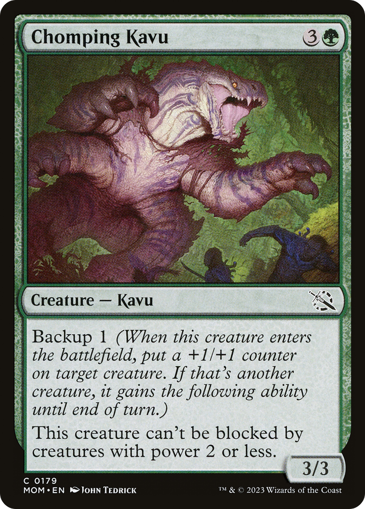 Chomping Kavu [March of the Machine] Foil