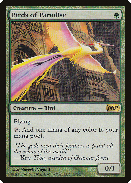 Birds of Paradise [Magic 2011] Foil