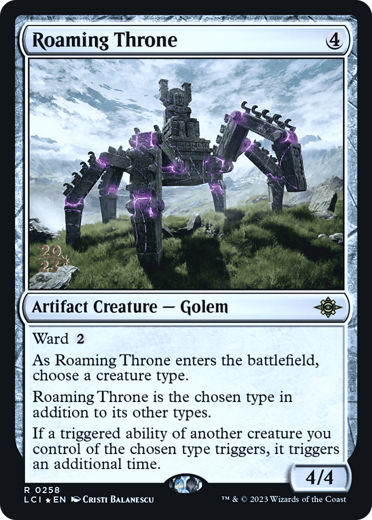 Roaming Throne [The Lost Caverns of Ixalan Prerelease Cards] | Silver Goblin