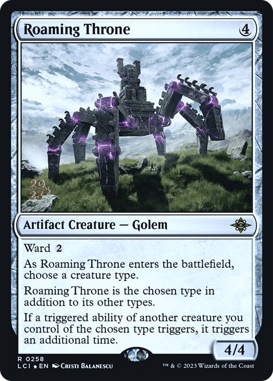 Roaming Throne [The Lost Caverns of Ixalan Prerelease Cards]