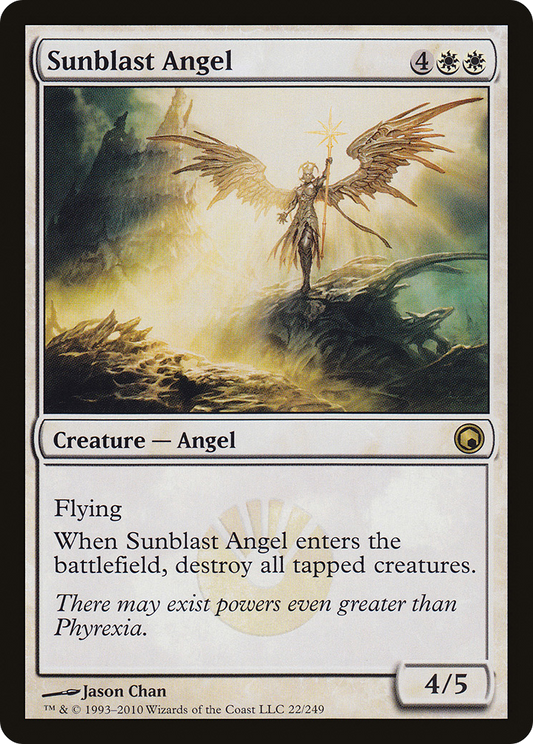 Sunblast Angel [Scars of Mirrodin] Foil