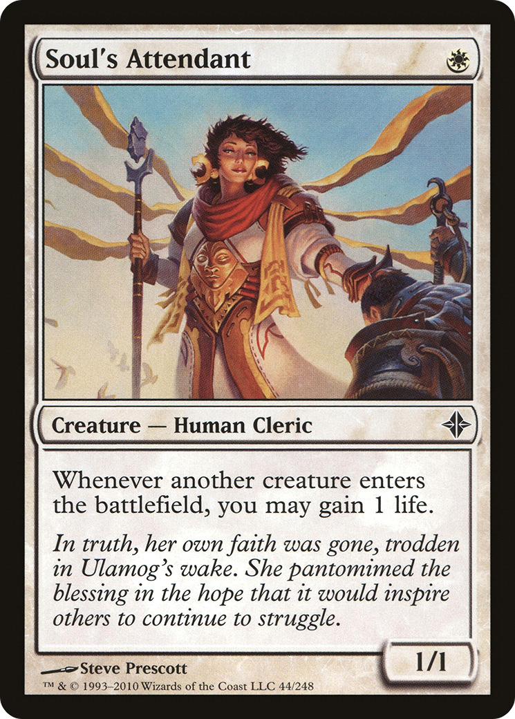 Soul's Attendant (044) Foil - Rise of the Eldrazi