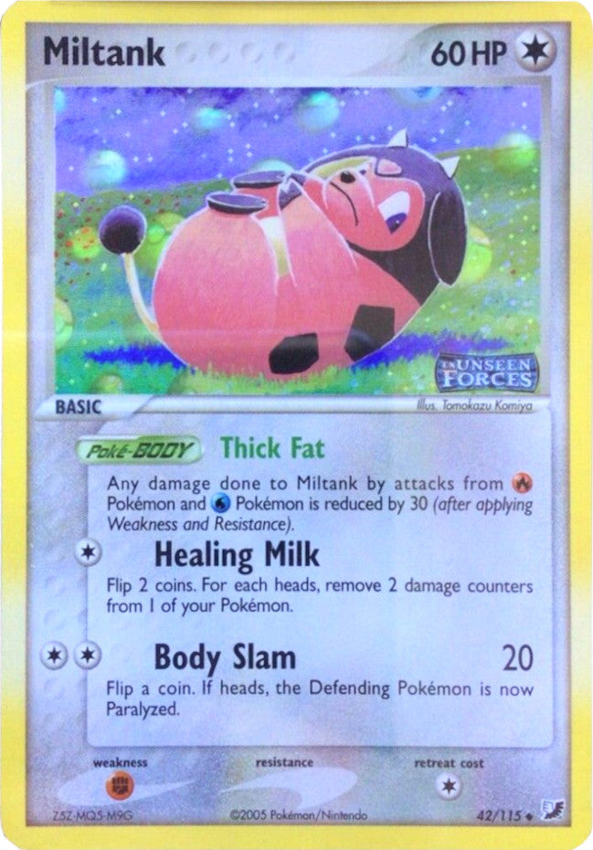 Miltank (42/115) (Stamped) [EX: Unseen Forces] | Silver Goblin
