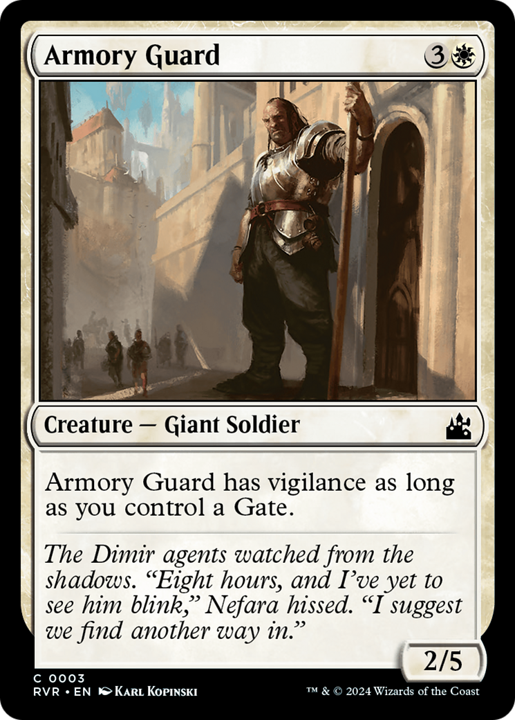 Armory Guard [Ravnica Remastered] Foil