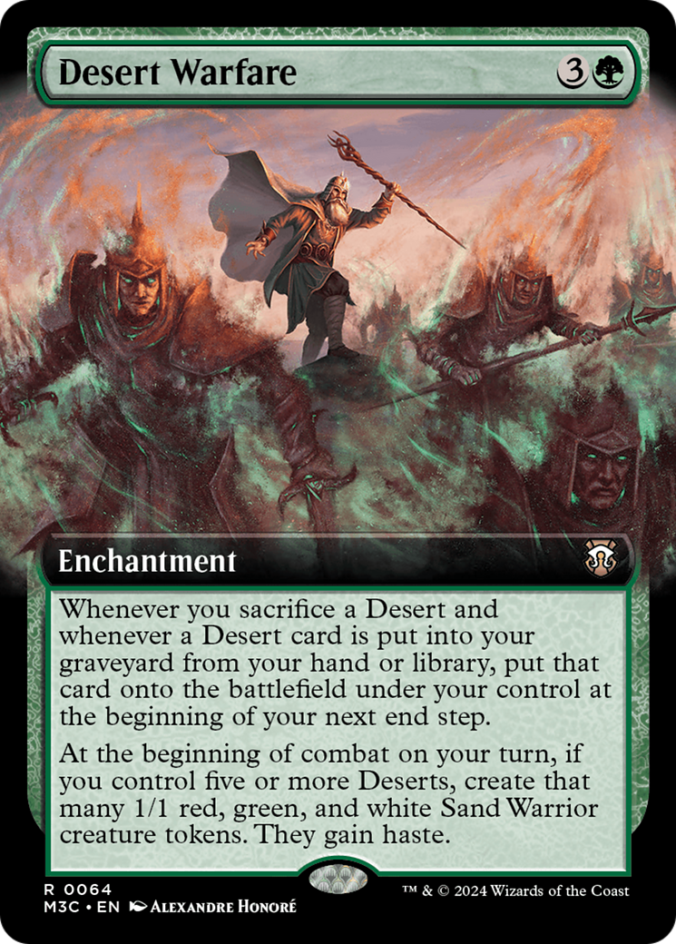 Desert Warfare (Extended Art) [Modern Horizons 3 Commander] | Silver Goblin