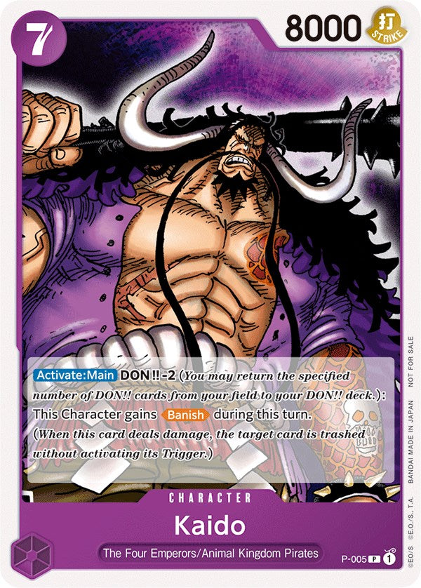 Kaido (Promotion Pack 2022) [One Piece Promotion Cards] | Silver Goblin