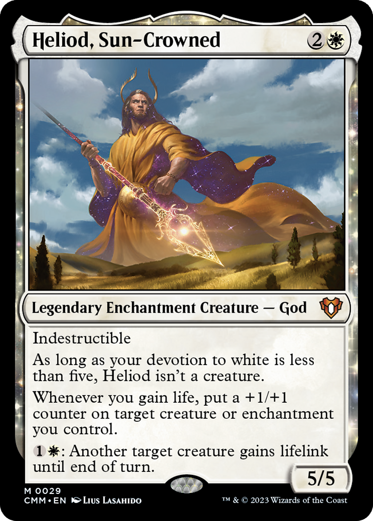 Heliod, Sun-Crowned [Commander Masters] Foil