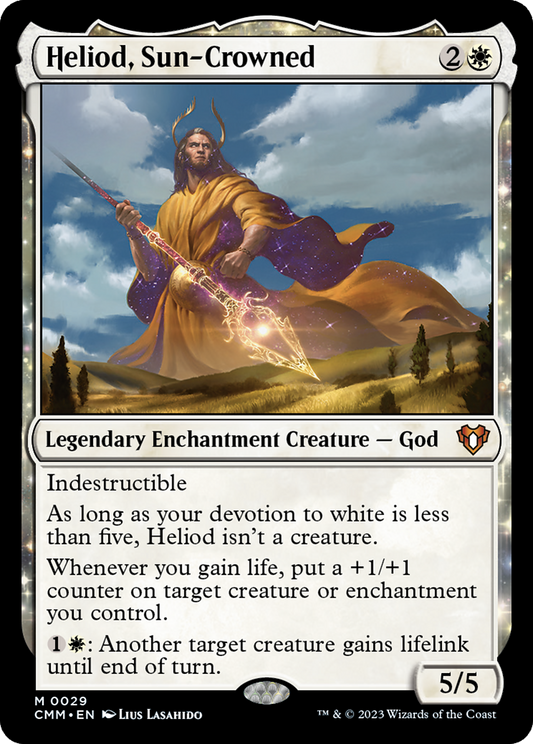 Heliod, Sun-Crowned [Commander Masters] Foil