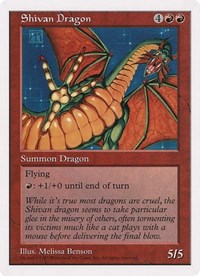 Shivan Dragon (Oversized) [Oversize Cards] | Silver Goblin