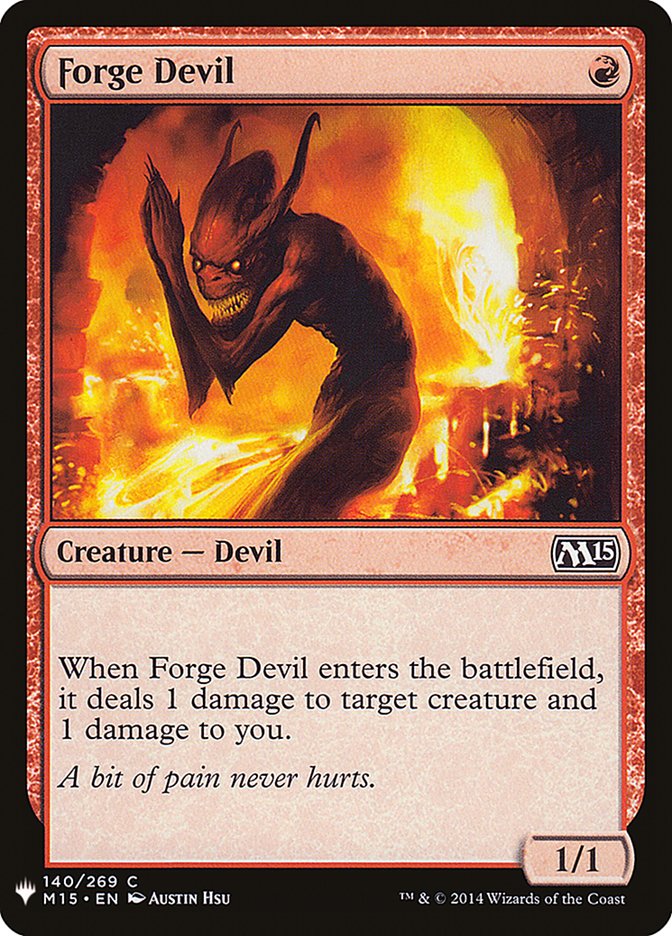 Forge Devil [Mystery Booster] | Silver Goblin