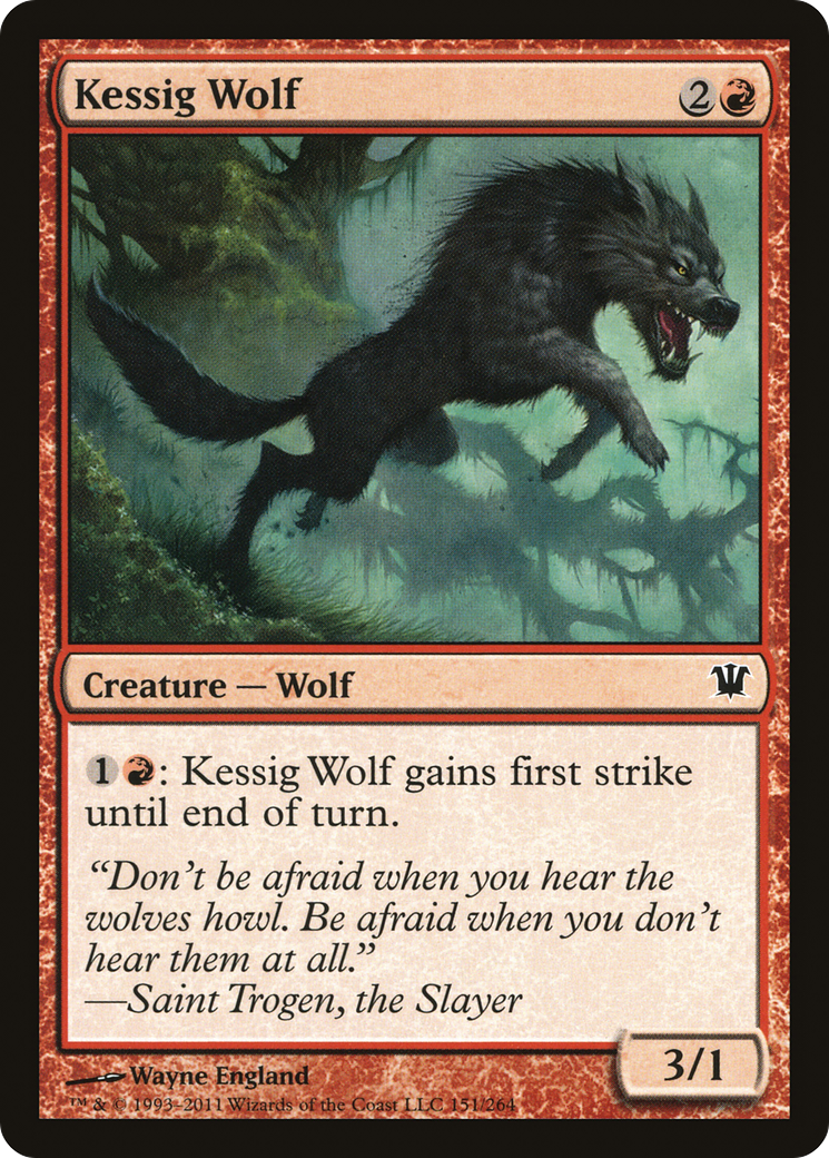Kessig Wolf [Innistrad] Foil