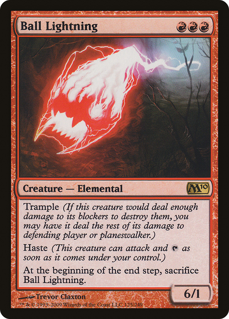 Ball Lightning [Magic 2010] Foil