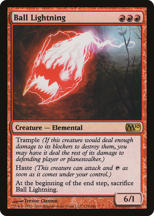 Ball Lightning [Magic 2010] Foil
