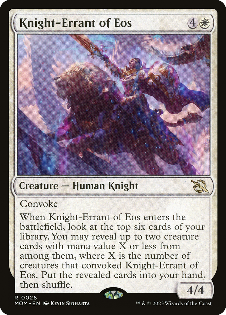 Knight-Errant of Eos [March of the Machine] | Silver Goblin