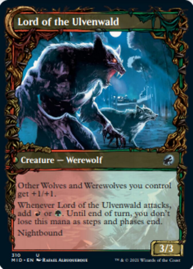 Kessig Naturalist // Lord of the Ulvenwald (Showcase Equinox) [Innistrad: Midnight Hunt] Foil