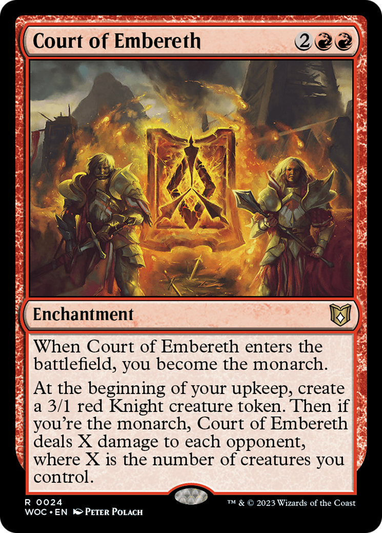 Court of Embereth [Wilds of Eldraine Commander] Foil
