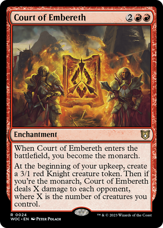 Court of Embereth [Wilds of Eldraine Commander] Foil