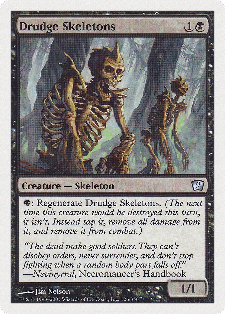 Drudge Skeletons (126) Foil - Ninth Edition