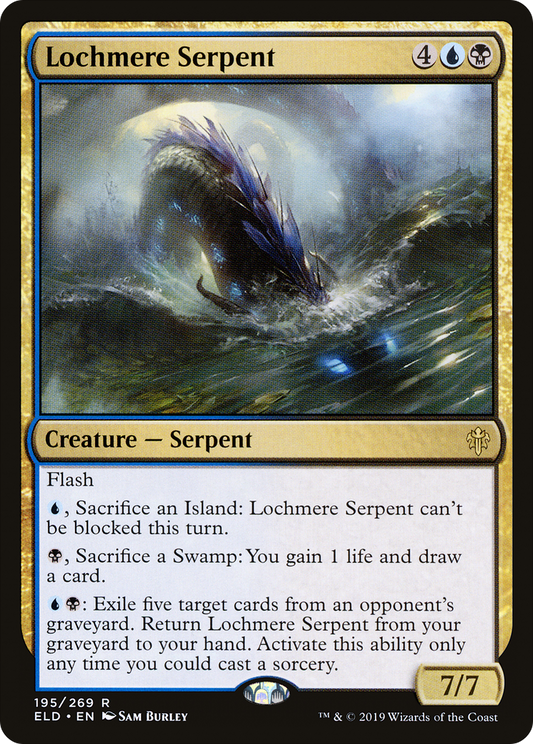 Lochmere Serpent [Throne of Eldraine] Foil
