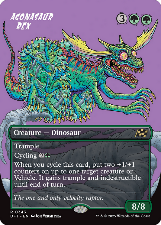 Agonasaur Rex (Borderless) (343) - Aetherdrift