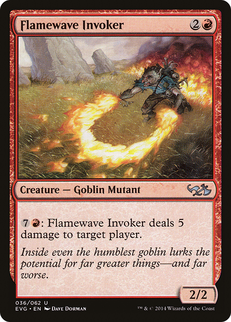 Flamewave Invoker (Elves vs. Goblins) [Duel Decks Anthology] | Silver Goblin