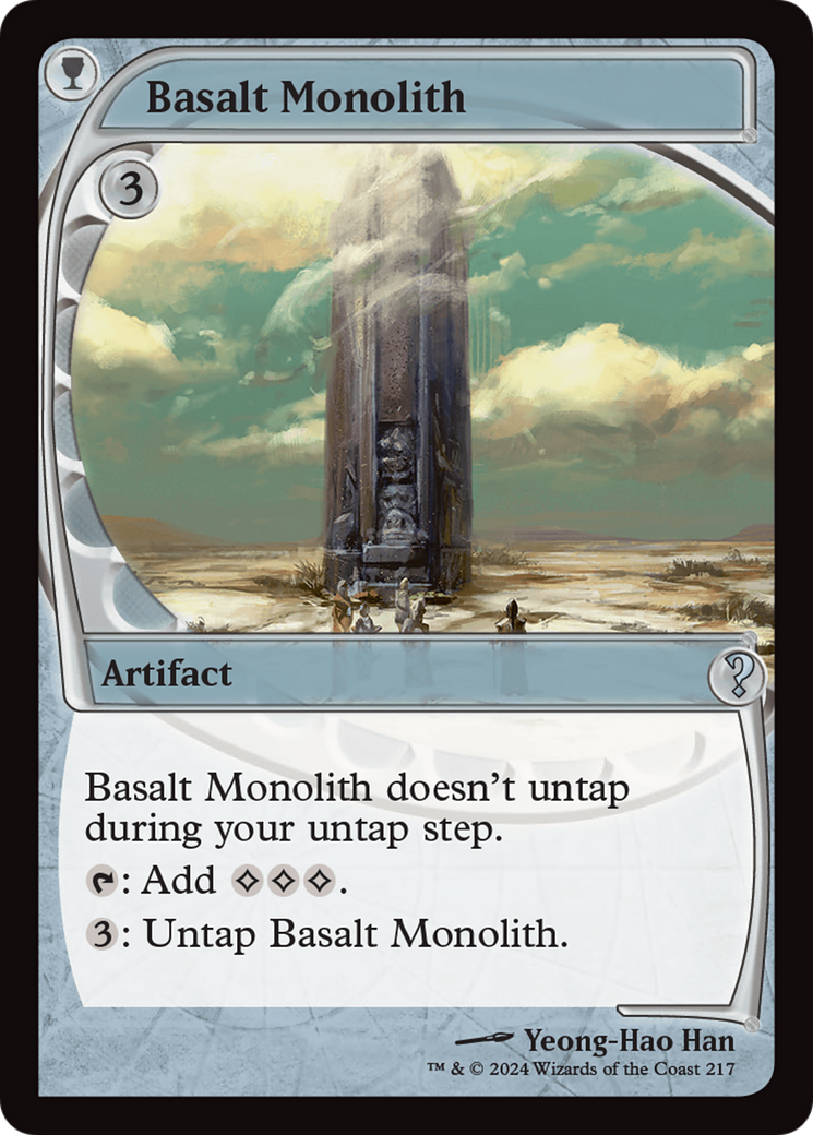 Basalt Monolith (Future Sight) [Mystery Booster 2] | Silver Goblin