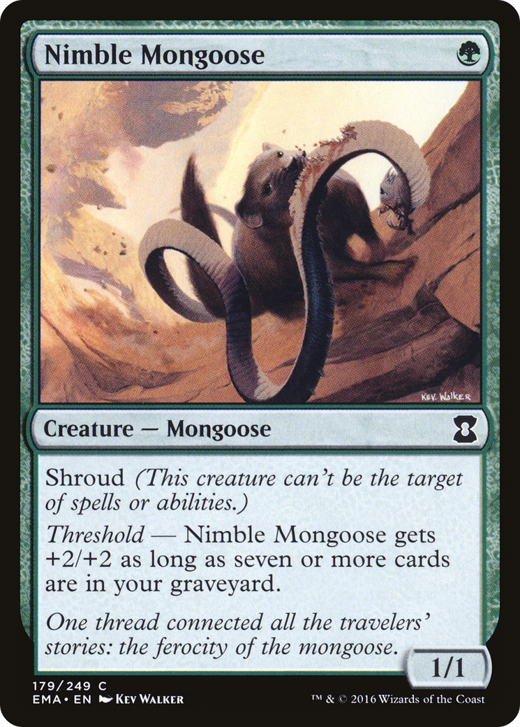 Nimble Mongoose (179) - Eternal Masters