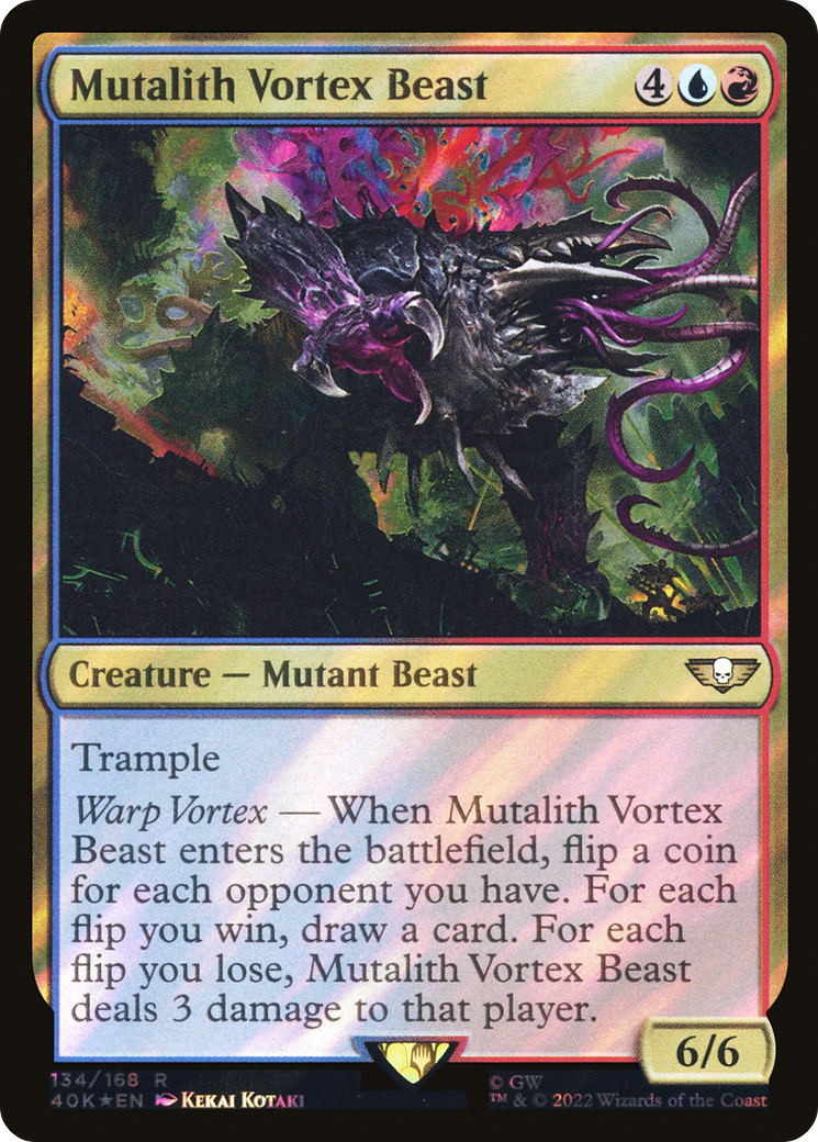 Mutalith Vortex Beast (Surge Foil) [Warhammer 40,000]