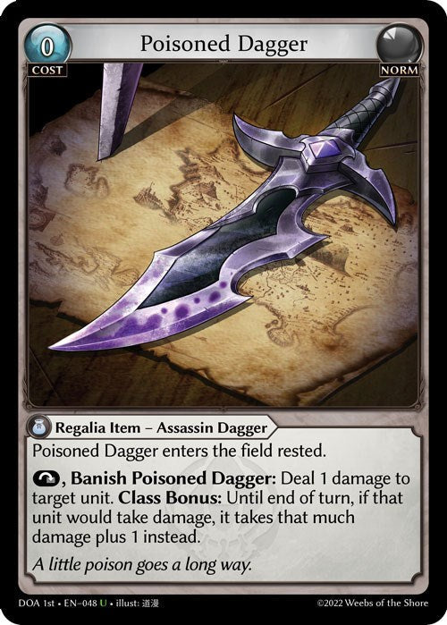 Poisoned Dagger (048) [Dawn of Ashes: 1st Edition] Foil
