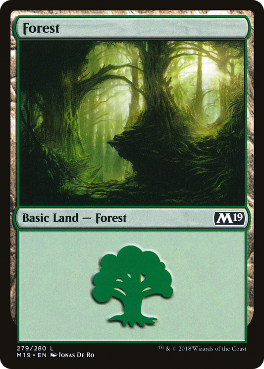 Forest (279) [Core Set 2019] Foil