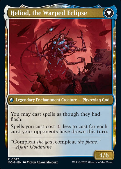 Heliod, the Radiant Dawn // Heliod, the Warped Eclipse [March of the Machine] Foil