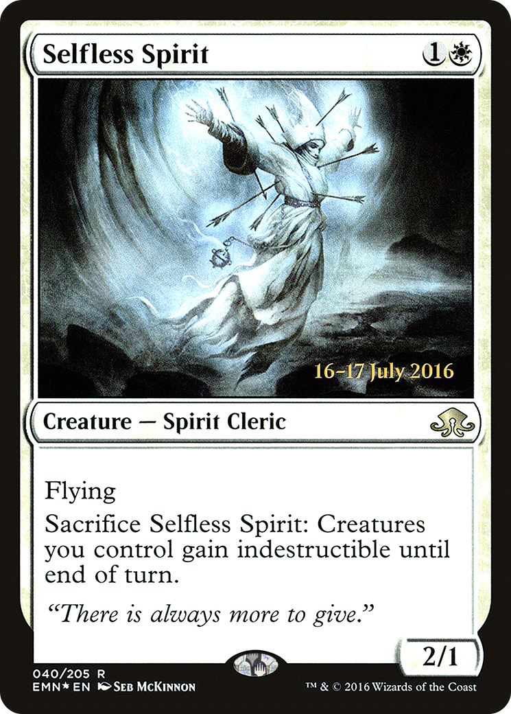 Selfless Spirit (040) Foil - Eldritch Moon Promos
