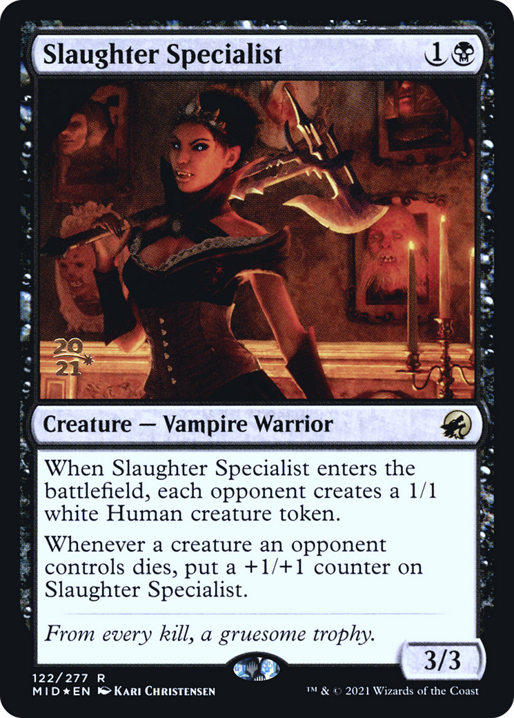 Slaughter Specialist [Innistrad: Midnight Hunt Prerelease Promos]
