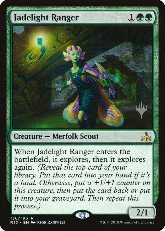 Jadelight Ranger (Promo Pack) [Rivals of Ixalan Promos] Foil