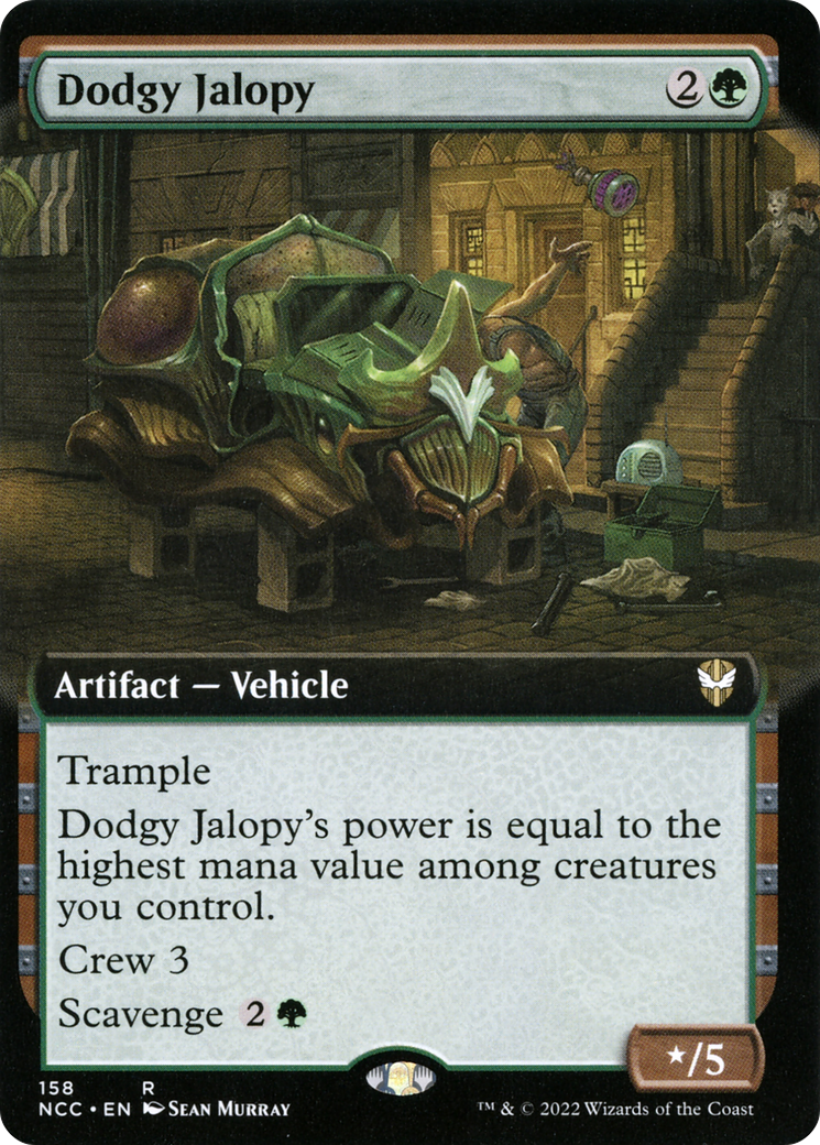 Dodgy Jalopy (Extended Art) [Streets of New Capenna Commander]