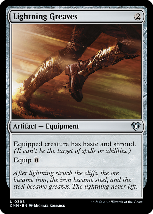Lightning Greaves [Commander Masters] Foil