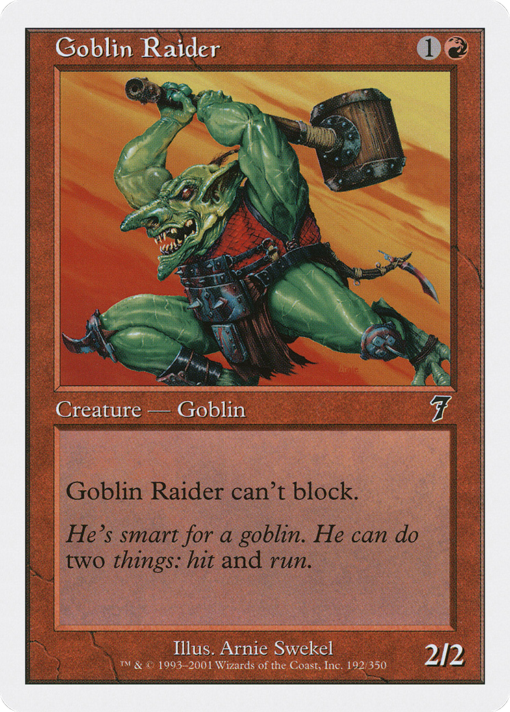 Goblin Raider (192) - Seventh Edition