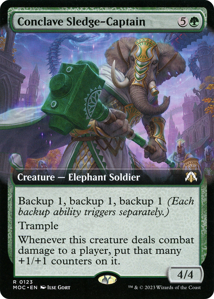 Conclave Sledge-Captain (Extended Art) [March of the Machine Commander] | Silver Goblin