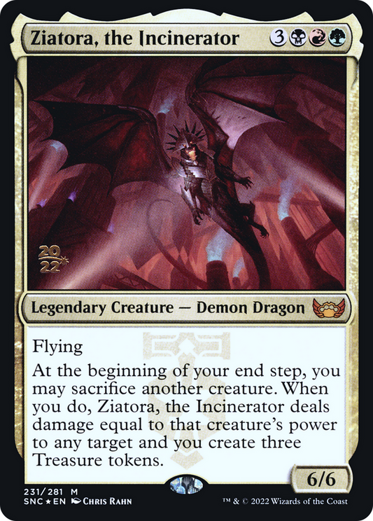 Ziatora, the Incinerator [Streets of New Capenna Prerelease Promos]