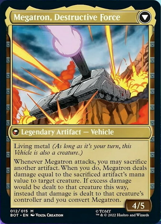 Megatron, Tyrant // Megatron, Destructive Force [Transformers] Foil