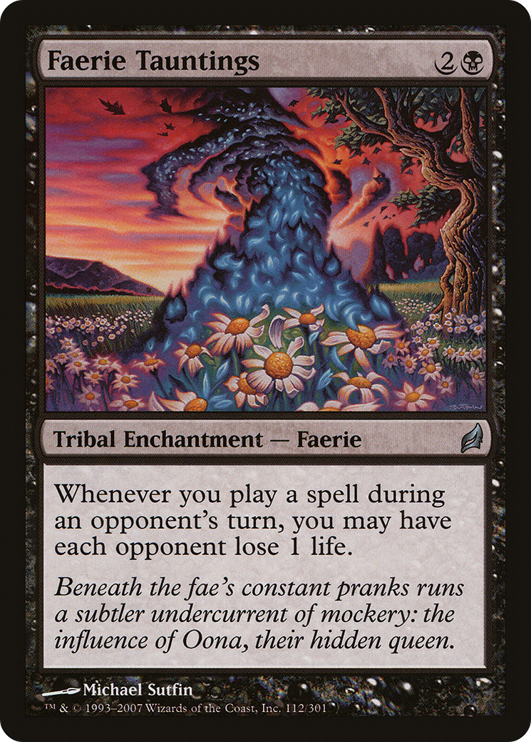 Faerie Tauntings [Lorwyn] Foil