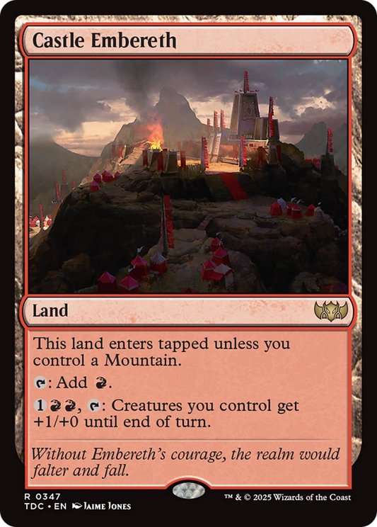 Castle Embereth (347) - Commander: Tarkir: Dragonstorm