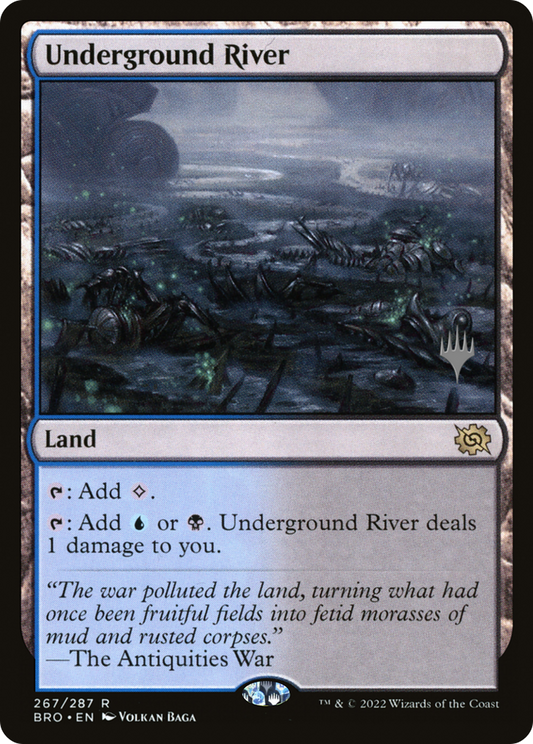 Underground River (Promo Pack) [The Brothers' War Promos] Foil