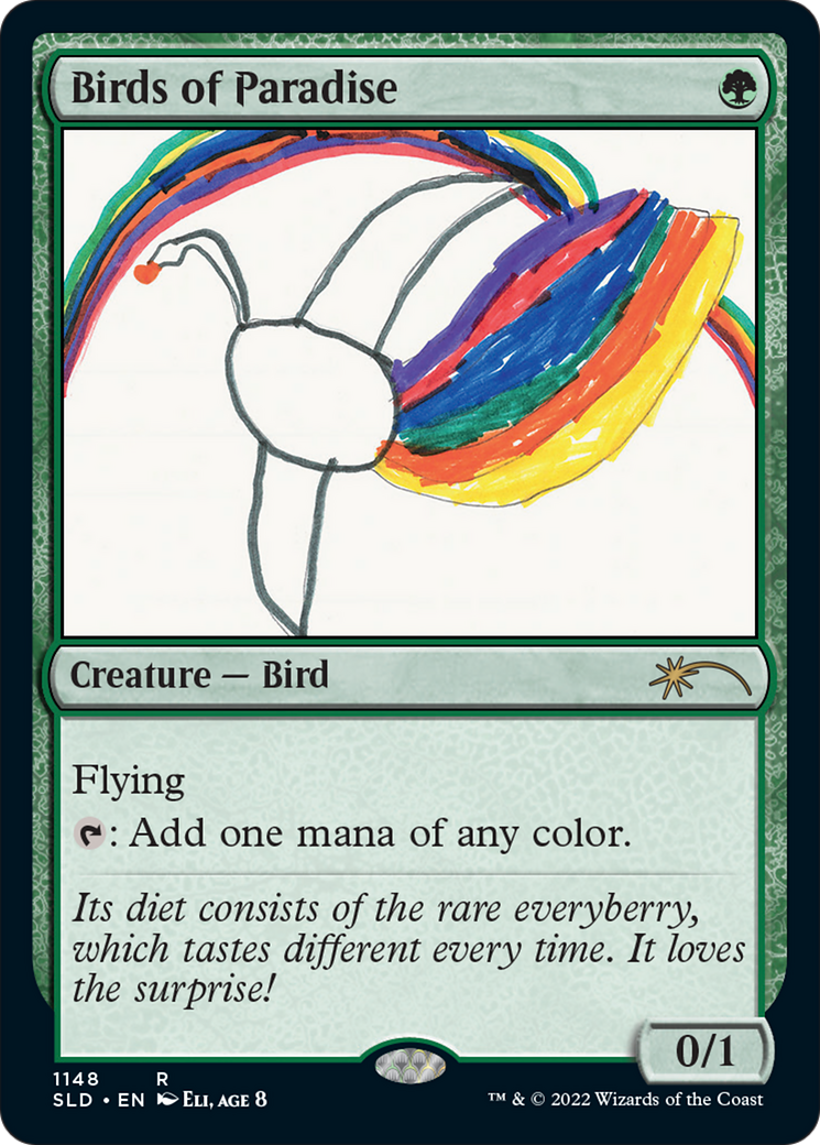 Birds of Paradise (1148) [Secret Lair Drop Series] | Silver Goblin