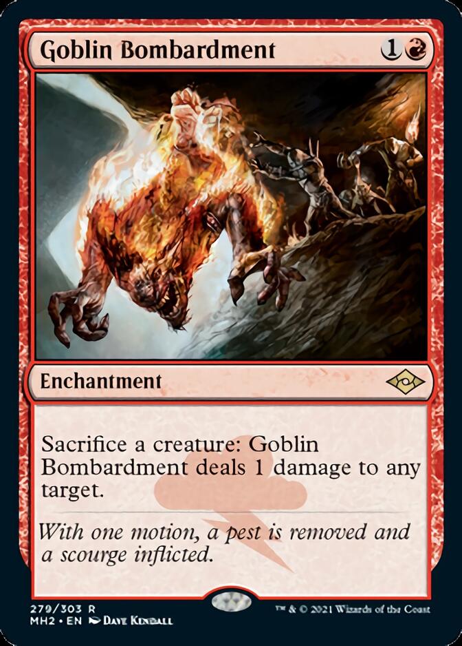 Goblin Bombardment (Foil Etched) [Modern Horizons 2] | Silver Goblin